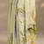 lime green printed saree with unstitched blouse piece