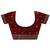 multi bandhani printed georgette saree with unstitched blouse piece