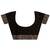 black woven design banarsi saree with unstitched blouse piece