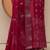 magenta woven design saree with unstitched blouse piece