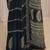 navy blue printed saree with unstitched blouse piece