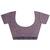 purple ethnic motifs printed saree with unstitched blouse piece