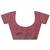 pink embellished saree with unstitched blouse piece