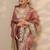 pink embroidered organza saree with unstitched blouse piece