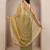 olive woven design tissue saree with unstitched blouse piece