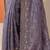 lavender embroidered organza saree with unstitched blouse piece