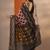 multi printed saree with unstitched blouse piece