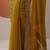 yellow embellished organza saree with unstitched blouse piece