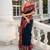 teal solid saree with unstitched blouse piece