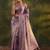 lavender woven design zari satin saree