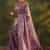 lavender woven design zari satin saree