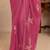 magenta orchid pink tissue saree
