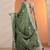 olive bandhani printed chinon saree with unstitched blouse piece