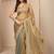 multi solid saree with zari taping border and a blouse piece