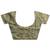 olive floral embroidered tissue saree