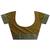 mustard woven design kanjeevaram saree with unstitched blouse piece