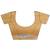 gold geometric embellished saree with unstitched blouse piece