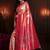 woven design silk blend saree