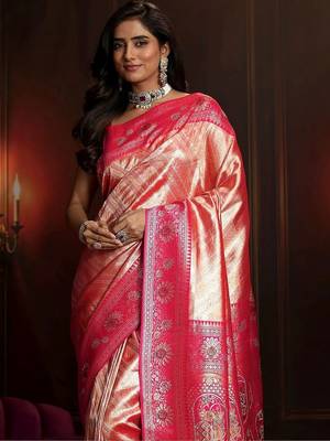 woven design silk blend saree 5
