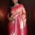 woven design silk blend saree