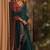 teal floral embroidered net saree