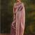 lavender woven design zari silk blend saree