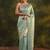 sea green floral embroidered silk blend saree