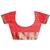 red woven design zari silk blend saree