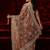 rose floral embroidered tissue saree