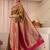 olive woven design zari silk blend saree