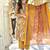 Women's Cotton Floral Printed Anarkali Kurta Palazzo Set with Dupatta 