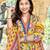 Women's Cotton Floral Printed Anarkali Kurta Palazzo Set with Dupatta 