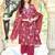 Women's Cotton Floral Printed Anarkali Kurta Palazzo Set with Dupatta 