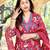 Women's Cotton Floral Printed Anarkali Kurta Palazzo Set with Dupatta 