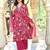 Women's Cotton Floral Printed Anarkali Kurta Palazzo Set with Dupatta 