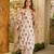 Women's Gorgeous Printed Work Rayon Slub Fabric Straight Kurta Pant and Dupatta Set