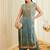 Women's Gorgeous Embroidery Work Fandy Satin Fabric Straight Kurta Pant Set