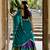 Women's South Indian Grandeur Poly Cotton Zari Woven Lehenga Choli Set