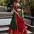 Women's South Indian Grandeur Poly Cotton Zari Woven Lehenga Choli Set