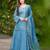 Women's Gorgeous Embroidery Work Silk Fabric Straight Kurta Sharara and Dupatta Set