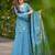 Women's Gorgeous Embroidery Work Silk Fabric Straight Kurta Sharara and Dupatta Set