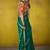 Green pure based fancy fabric embroidery saree