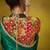 Green pure based fancy fabric embroidery saree
