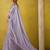 Light lavender pure based fancy fabric embroidery saree