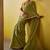 Olive pure based fancy fabric embroidery saree