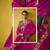 Magenta pure based fancy fabric embroidery saree