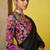 Black pure based fancy fabric embroidery saree