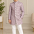 Pink sherwani for children boy's ethnic wear