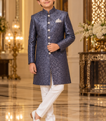 Pink sherwani for children boy's ethnic wear