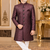 Wine sherwani for children boy's ethnic wear